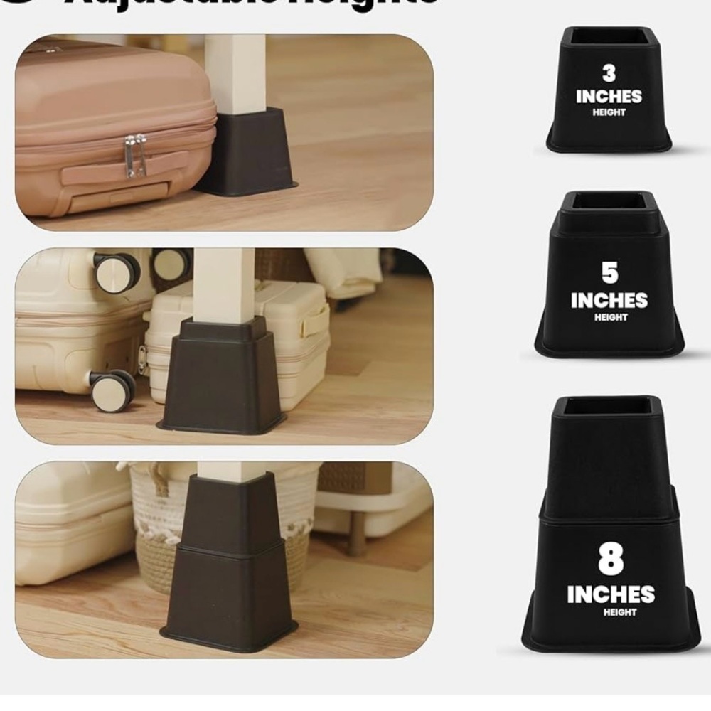 Utopia Bedding Bed Risers - Picture 3 of 5